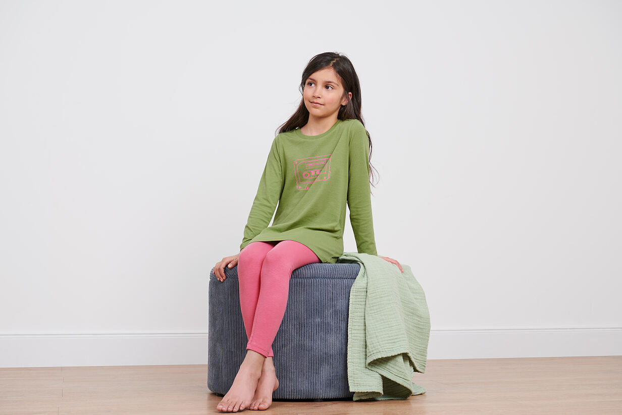 TCHIBO_127677 Kinder-Pyjama 3 pink-grün 06.23