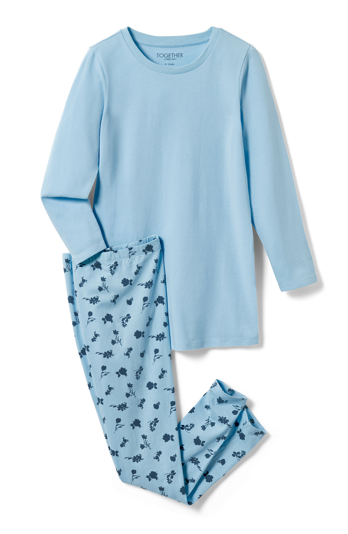 TCHIBO_127677 Kinder-Pyjama FS 1 blau 06.23