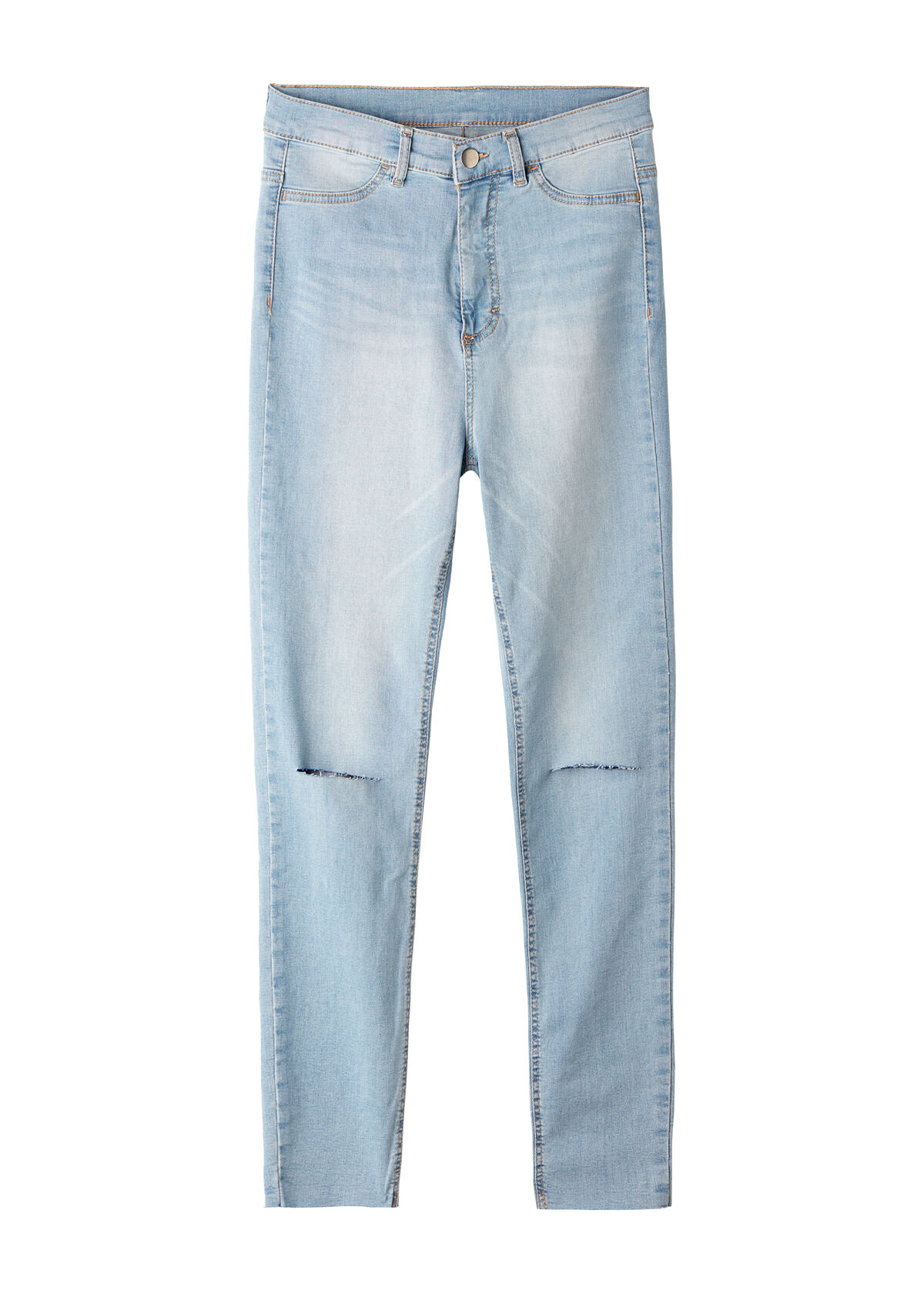 CLZ_Skinny Jeans mit hohem Bund_hellblau_€29_95