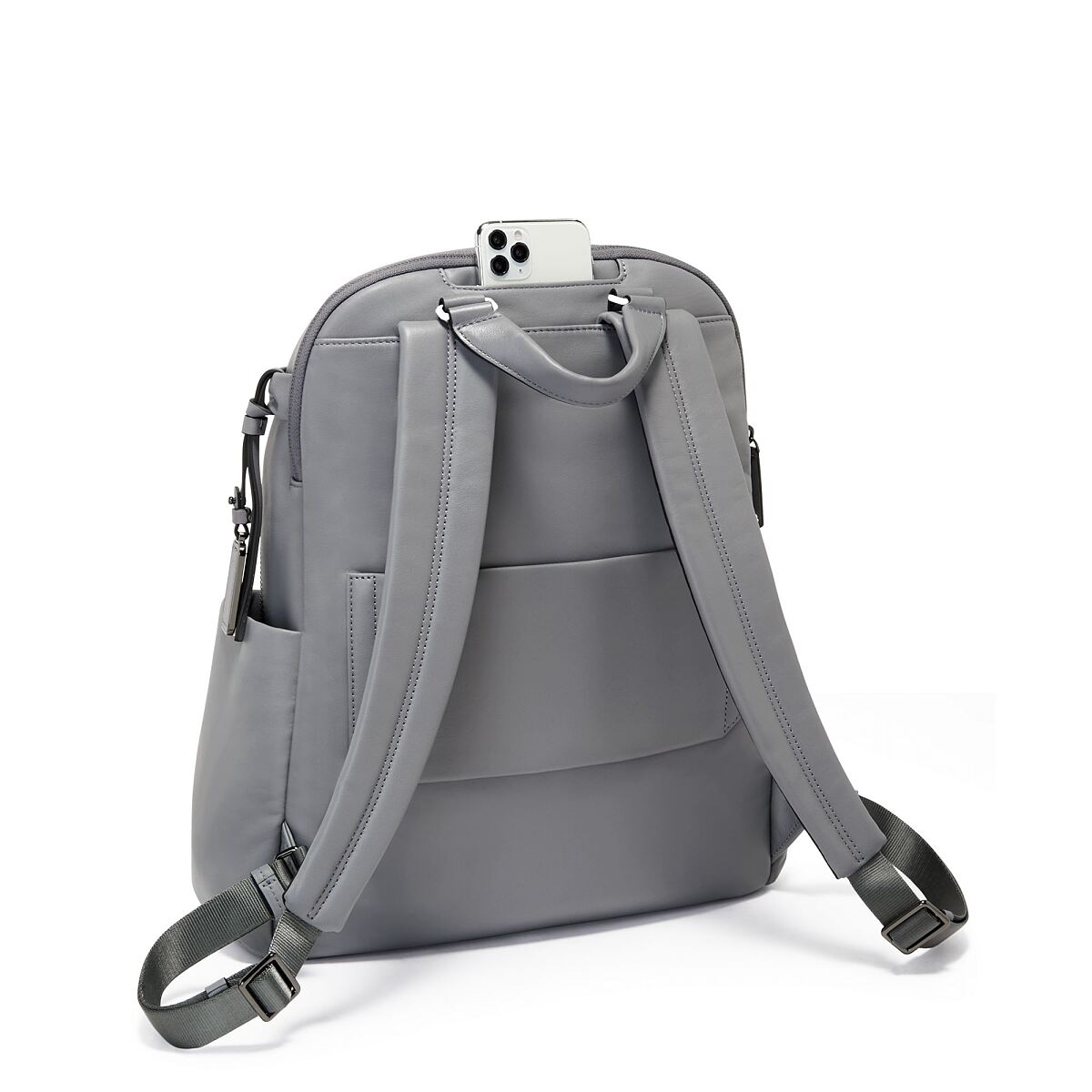 TUMI_Voyageur_Leather_Ruby_Backpack_Color Pearl Grey_€575