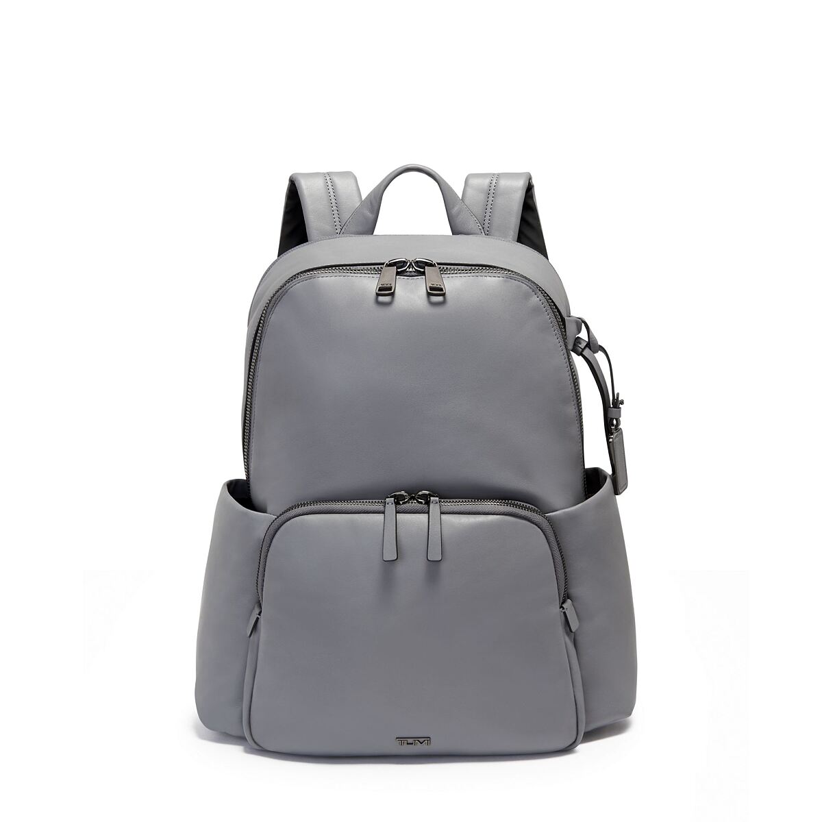 TUMI_Voyageur Leather_Ruby Backpack_Color Pearl Grey_€575
