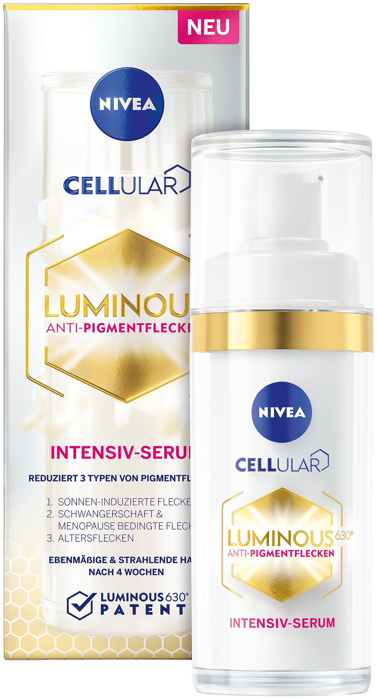 NIVEA Cellular Luminous630 AntiPigmentflecken Serum Kombi EUR 29,99