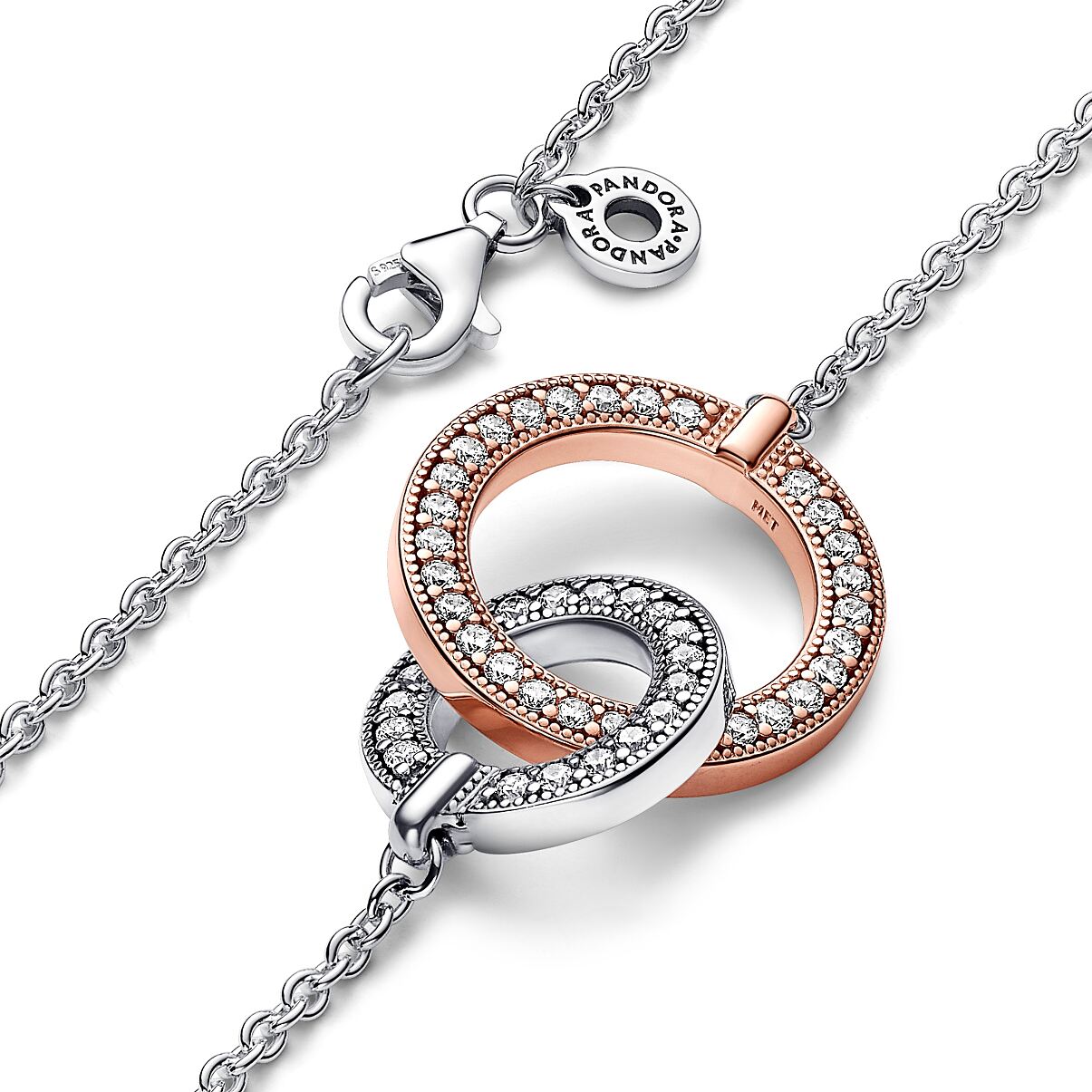 Pandora_Necklace_Sterling Silver_14k Rosé Gold-plated_Cubic Zirconia_382778C01_119,00 Euro (3)