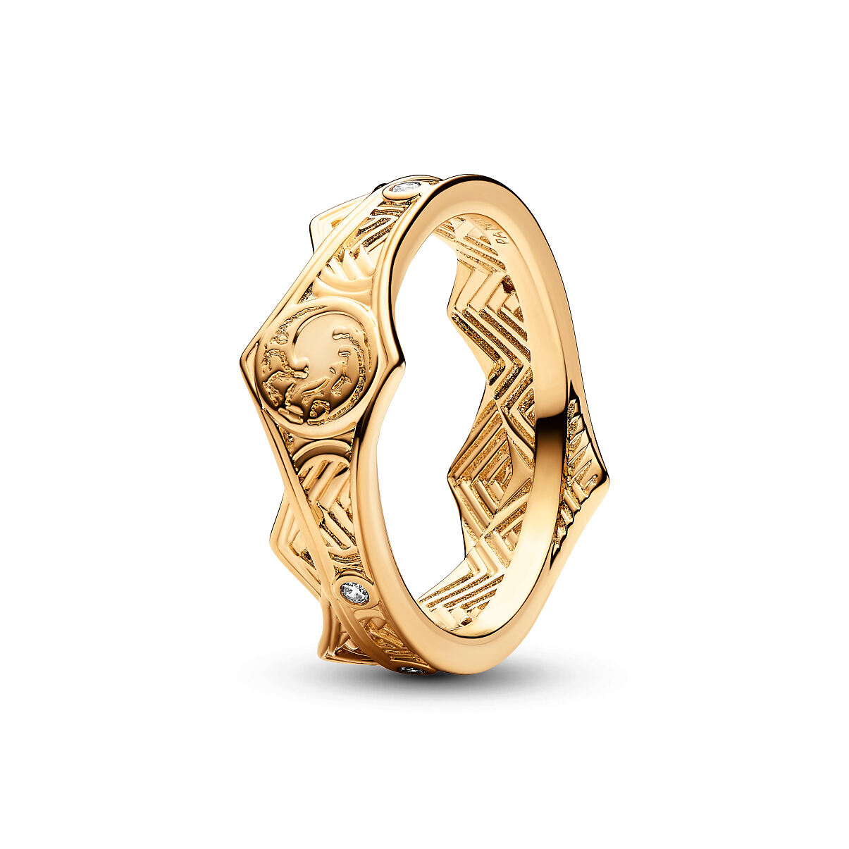 Pandora x GOT_Ring_14k Gold-plated_Cubic Zirconia_162969C01_79,00 Euro (2)